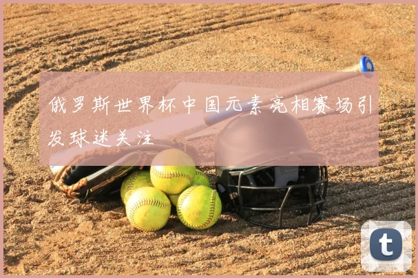 俄罗斯世界杯中国元素亮相赛场引发球迷关注